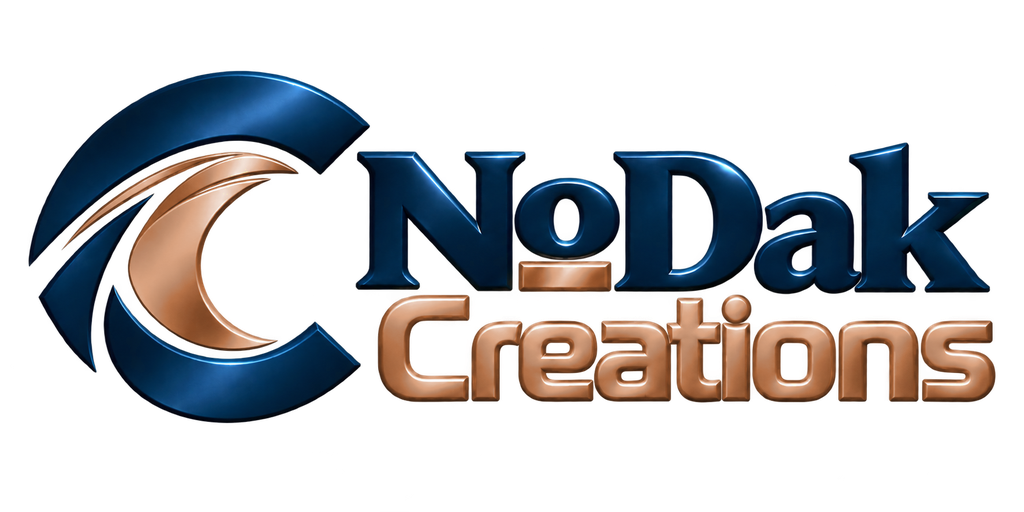 NoDak Creations logo with the C mark