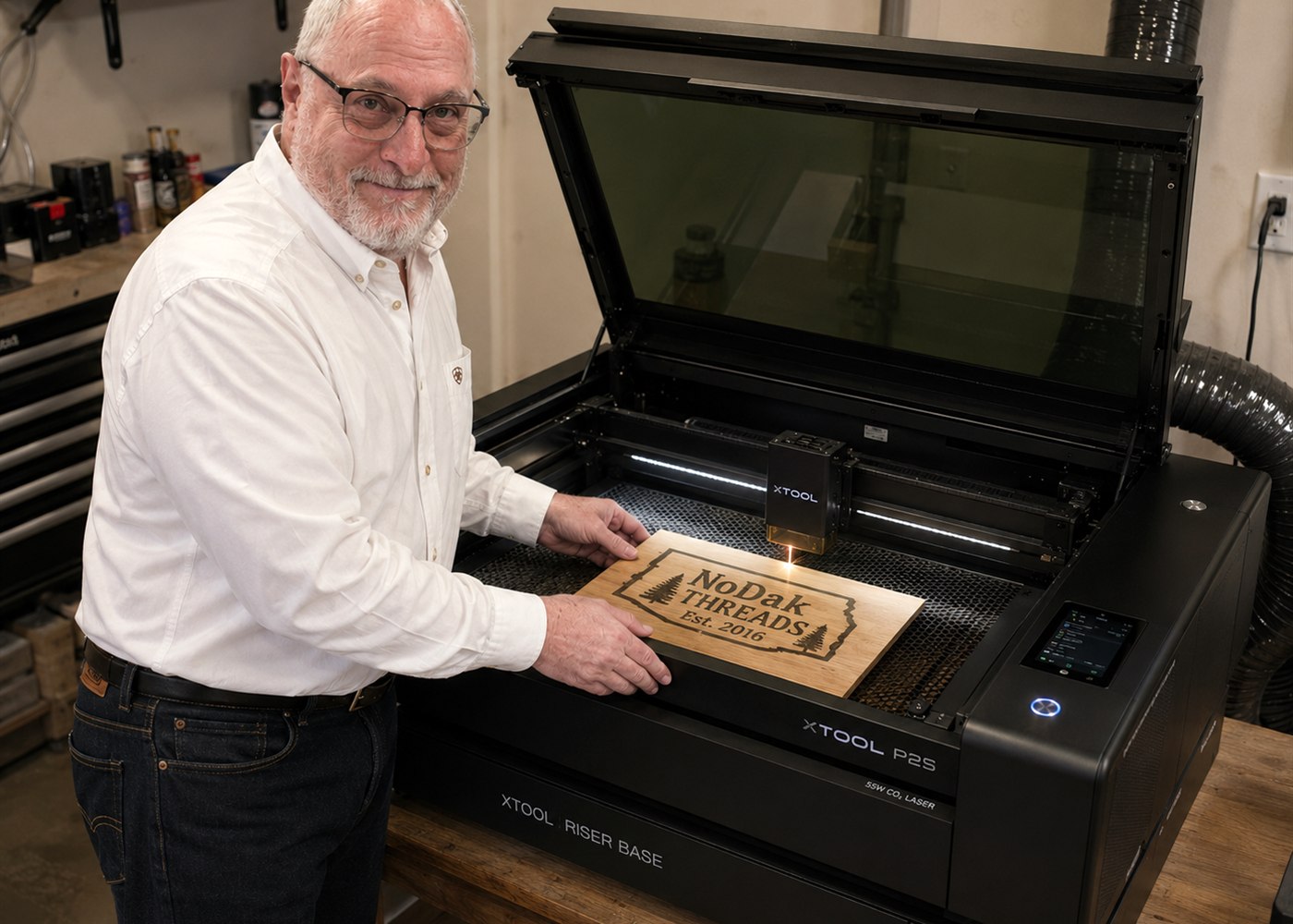 New Equipment, New Possibilities: Introducing Our xTool P2S 55W CO₂ Laser